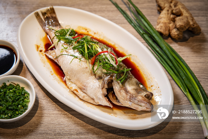 Chinese steamed fish