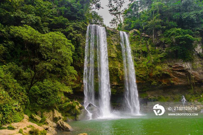 Cascada de Misol-Ha, a waterfall in the Municipality of Salto de Agua, Chiapas, Mexico