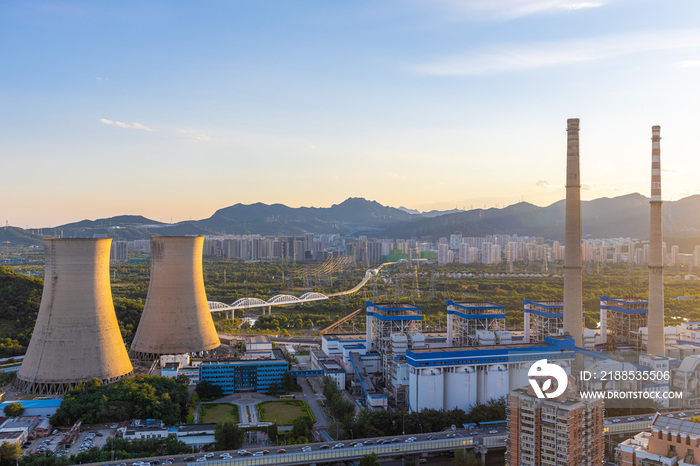 俯瞰北京冬奥公园首钢工业遗址