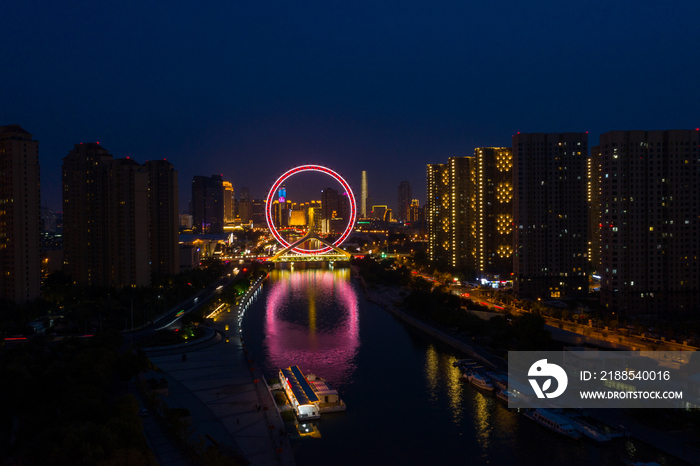 天津城市夜景