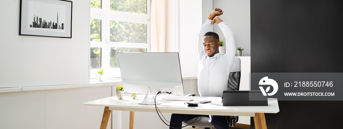 Office Stretch Exercise At Work