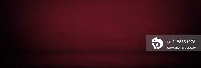 dark red horizontal studio background and showroom for presentation product