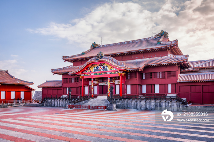 Shurijo Castle, former capital of Ryukyu Kingdom in Naha, Okinawa, Japan