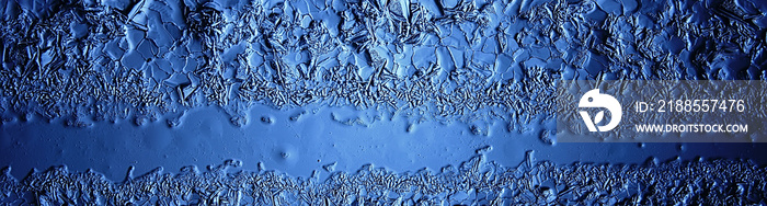 long background ice texture / blue long background, abstract texture cold winter