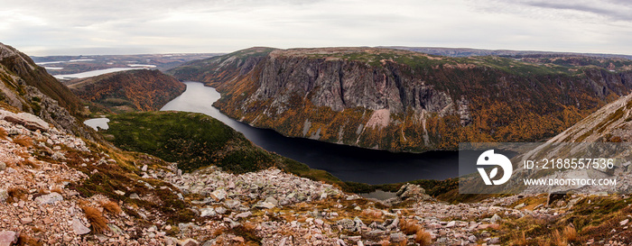 Autumn in Gros Morne National Park in Newfoundland, East Canada.