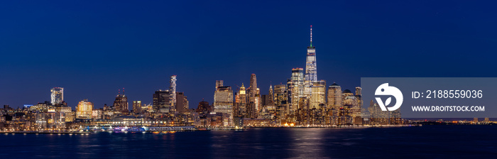 Lower Manhattan New York panorama