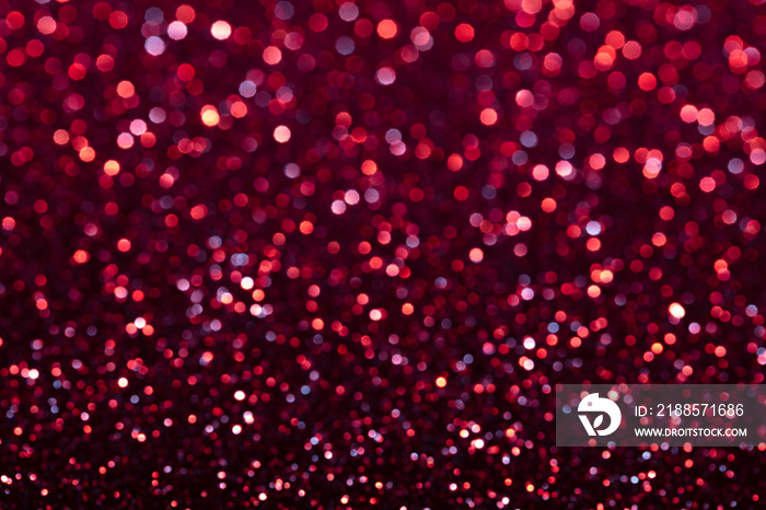 blured red glitter texture abstract background