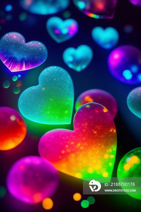 fantasy hearts wallpaper