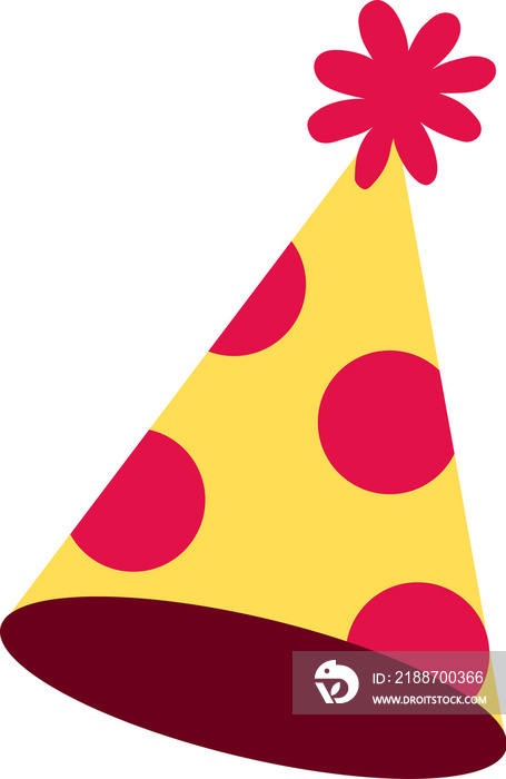 Cute birthday hat  for child’s birthday design element