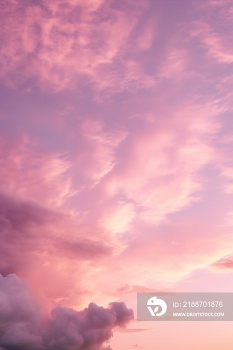 pink clouds on a sky during sunset