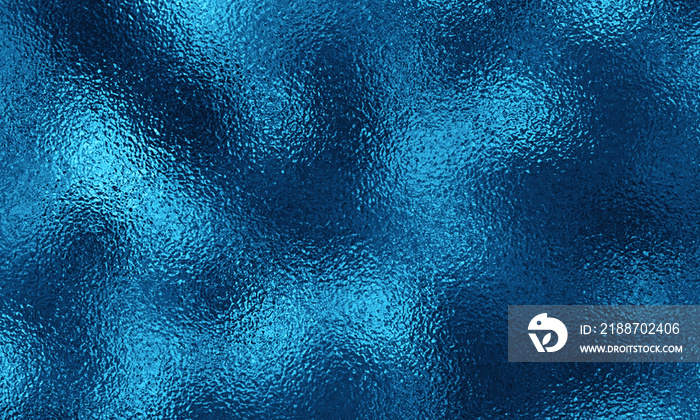 Frosted glass foil frost blue metalic abstract surface texture