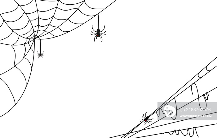 spider web background for halloween poster