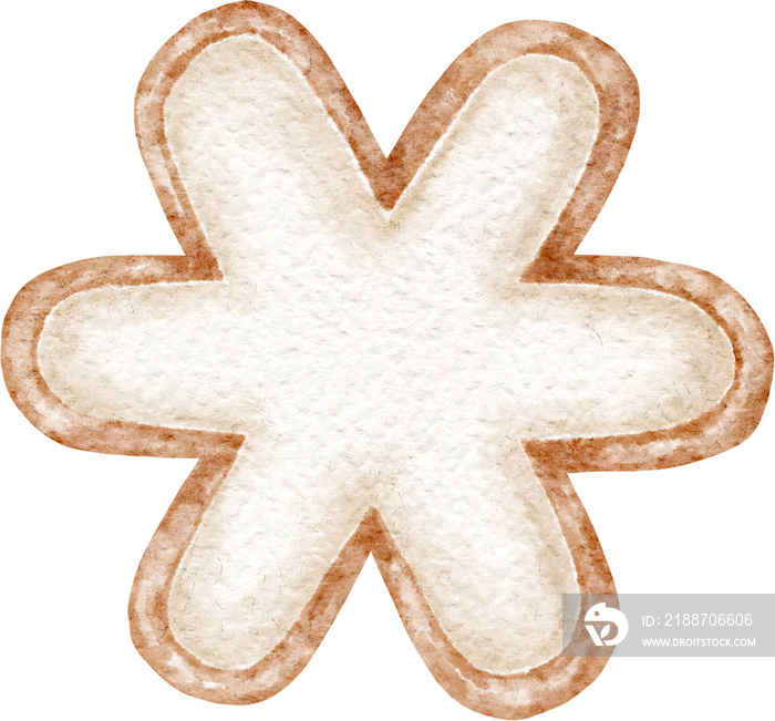 Gingerbread cookie illustration