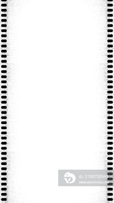 film strip icon isolated on transparent background. tape photo film strip frame, Video Film strip roll, blank frames,