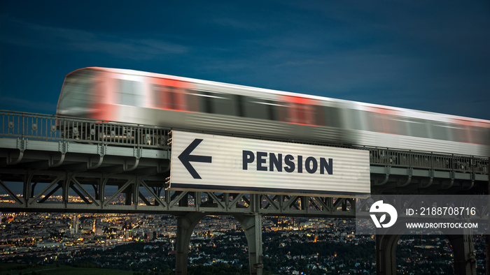 Street Sign to Pension