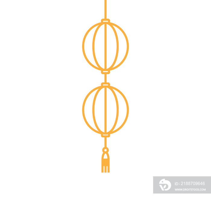 lampion for japanese symbol design