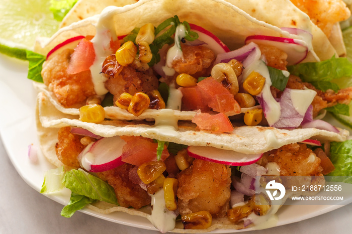 Boom Boom Shrimp Tacos