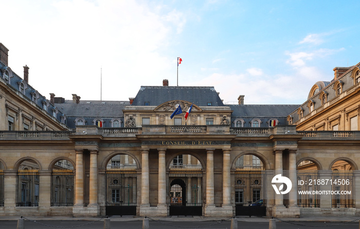 The Conseil d Etat Council of State , Paris, France.