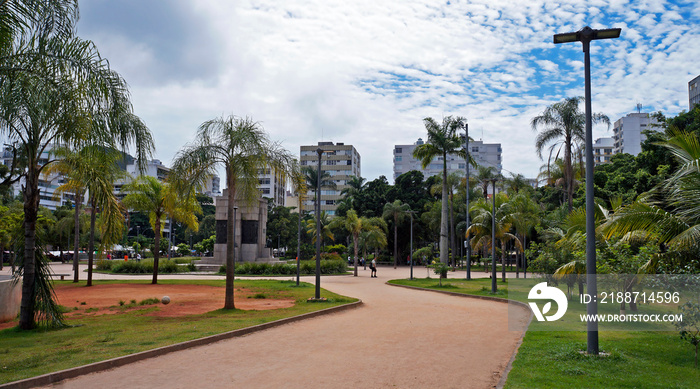 Public square in the neighborhood of Ipanema