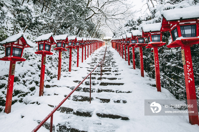 冬の京都 貴船神社