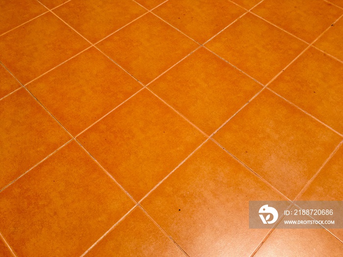 Orange tile floor texture