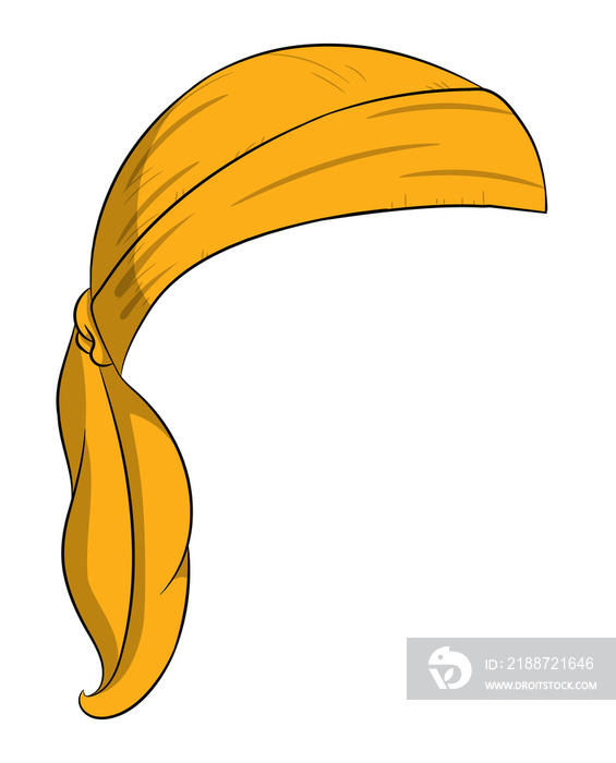 Yellow Durag Style Gangster Hip hop Head Wear