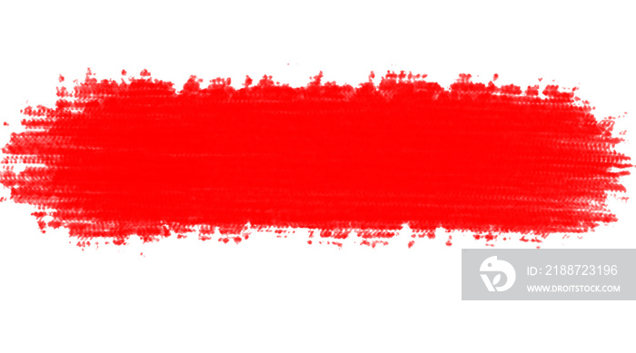 Red paint brush stroke. Banner. Background