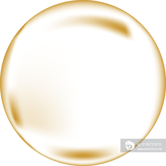 gold bubble transparent circle, soap bubbles, bubbly, sponge