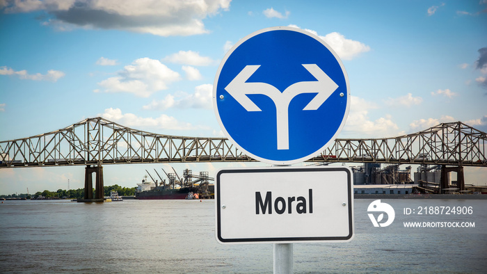 Street Sign to Moral