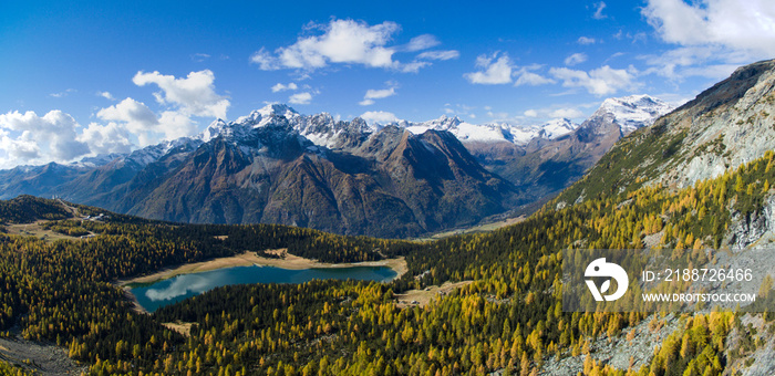 Lago Palù in autunno - Valmalenco - Panoramica