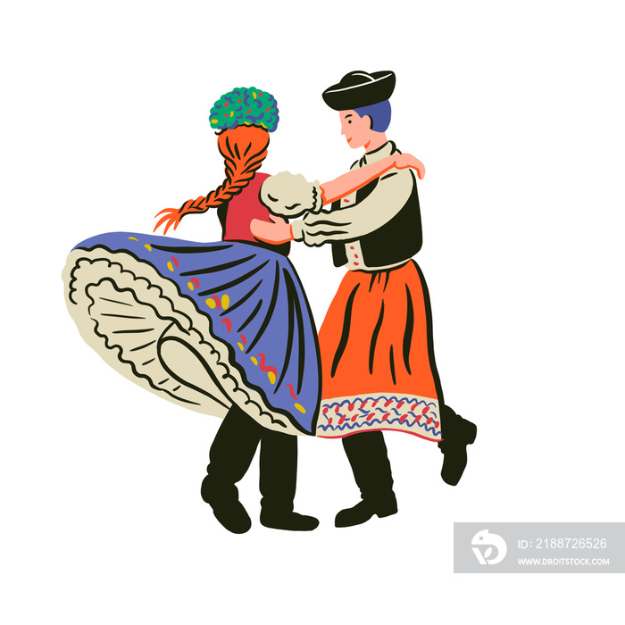 slovak folk dancers