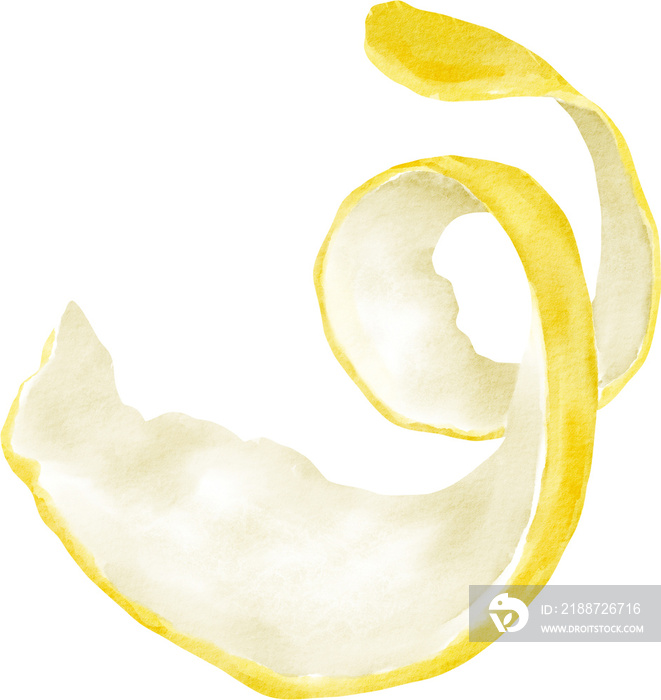 watercolor lemon