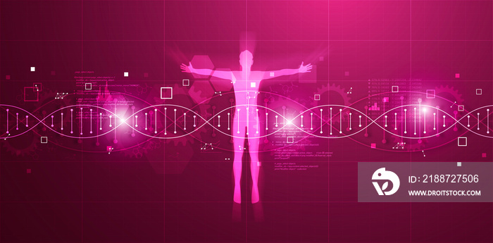 sfondo, dna, farmaceutica, genetica