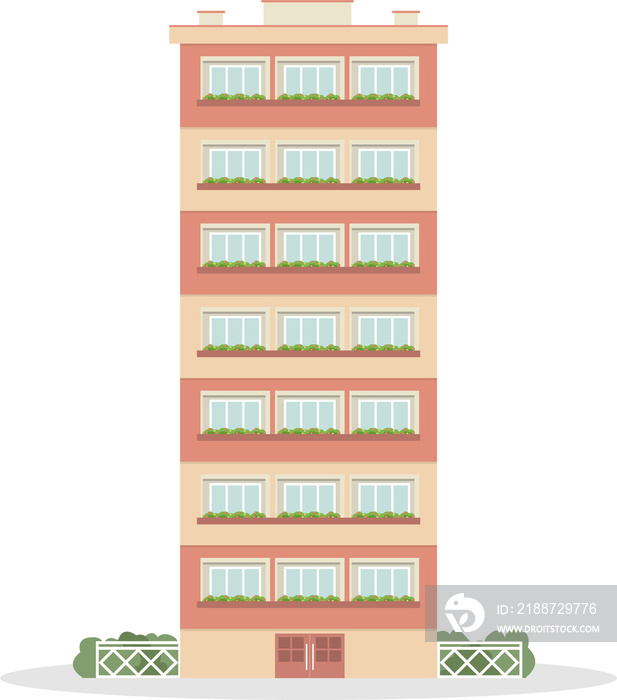 Apartment Building Illustration