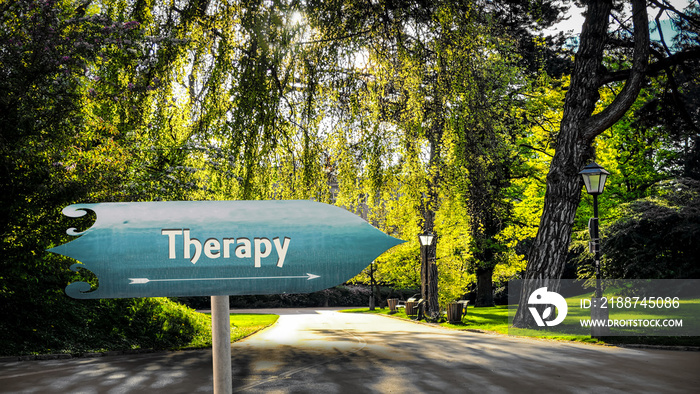 Street Sign to Therapy