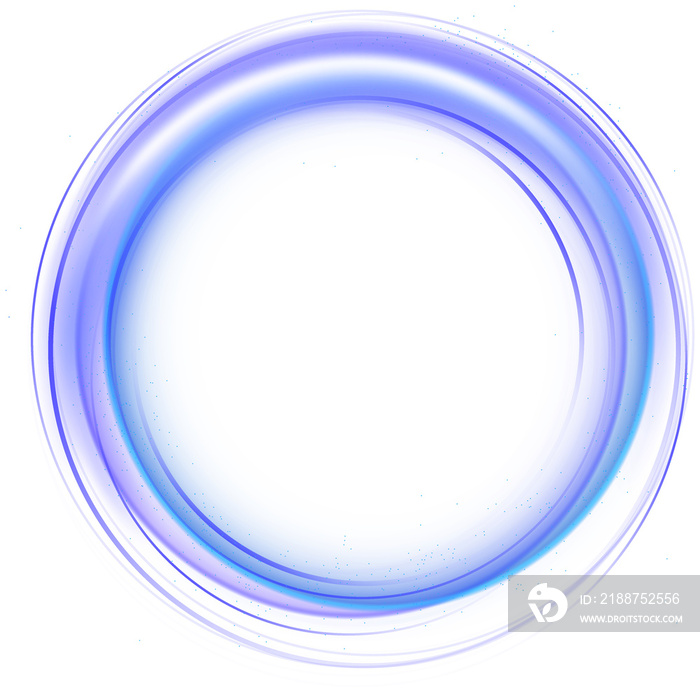 Glowing blue circle