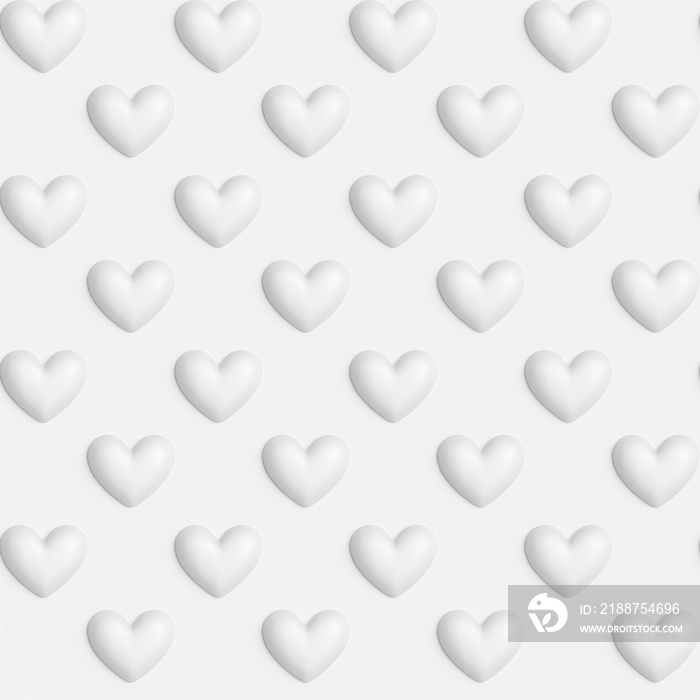 Heart shape pattern (Perfect seamless pattern)