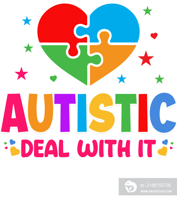 Autism t shirt design