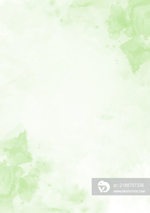 Green Watercolor Background