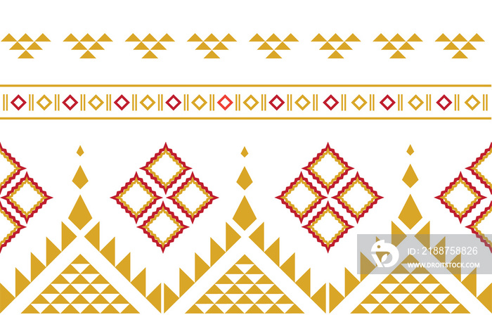 Geometric ethnic pattern. seamless geometric pattern. seamless pattern. figure tribal embroidery. Design for fabric, curtain, carpet, batik, fabric, folk pattern. png vector.