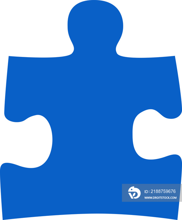 Autism Awareness Symbol. Puzzle piece