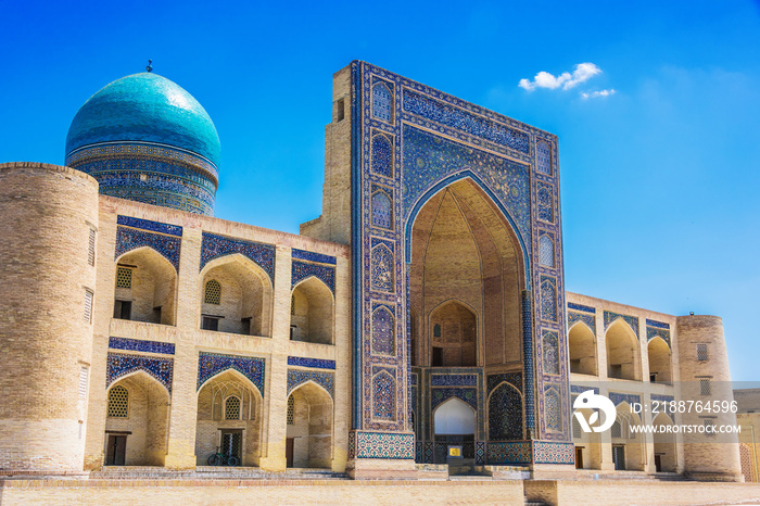 Po-i-Kalan or Poi Kalan complex in Bukhara, Uzbekistan