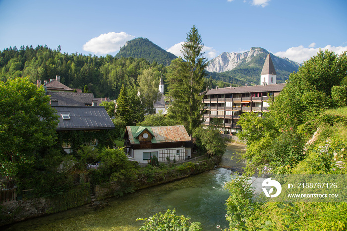 Panorama und Sehenswürdigkeiten von Bad Aussee, Salzkammergut, Steiermark