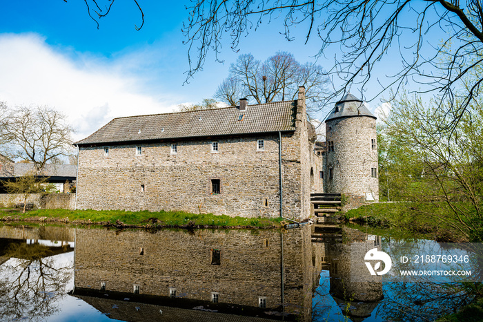 Medieval Water Castle Ratingen, near Dusseldorf, Germany