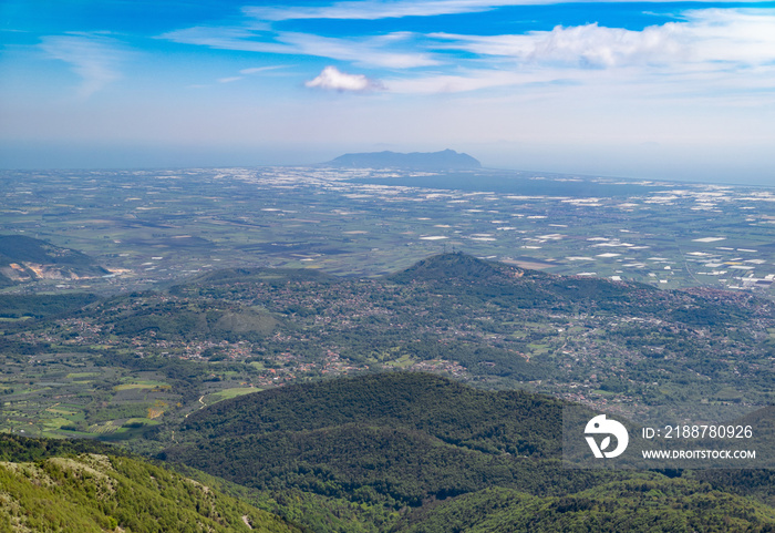 Monte Semprevisa (Italy) - A view of the highest peak in the Monti Lepini, Lazio region, with an elevation of 1536 metres. The mount summit is now dedicated to mountaineer Daniele Nardi.