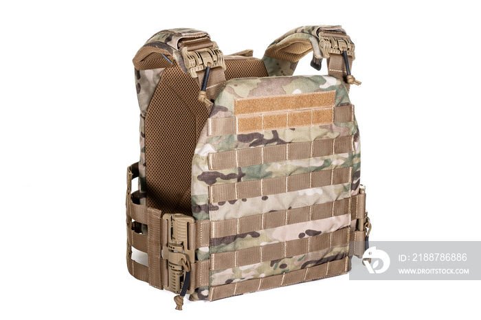 Bulletproof vest, Tactical body armor and bulletproof vests hidden with additional pockets, camouflage