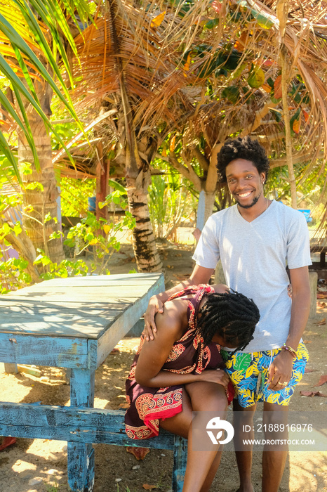 Young Couple on the Beach