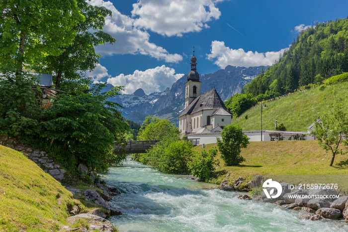 Schöne Erkundungstour entlang der Berchtesgadener Alpenvorland. - Ramsau.