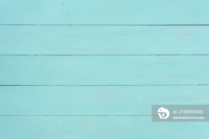 Turquoise wood painted background