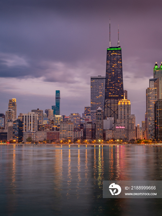 Chicago Skyline (Vertical/Portrait)